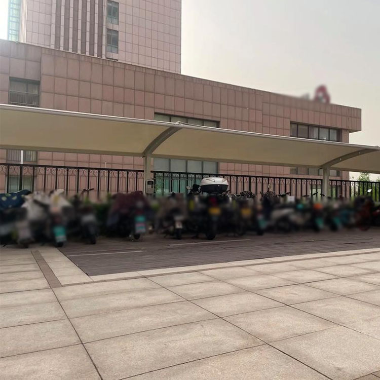 宣城膜结构电动车棚